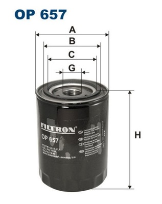 FILTRON OP 657 FILTRAS ALYVOS 