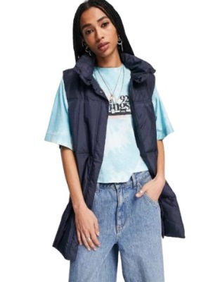 NATIVE YOUTH KAMIZELKA GRANATOWA DAMSKA L 1RXP