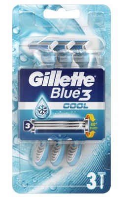 Gillette Blue3 Cool maszynki do golenia dla mężczyzn 3szt