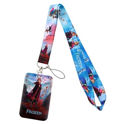 YQ317 Mickey Mouse Lanyard Pooh Bear Phone Rope Toy Story ID Card Badge 