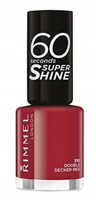 Rimmel LAKIER 60 Seconds 310 double deck red