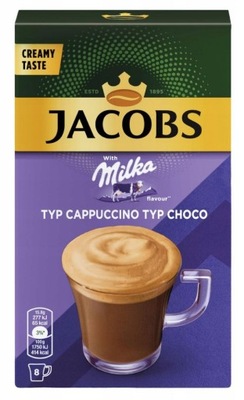 Kawa JACOBS MILKA CAPPUCCINO saszetki