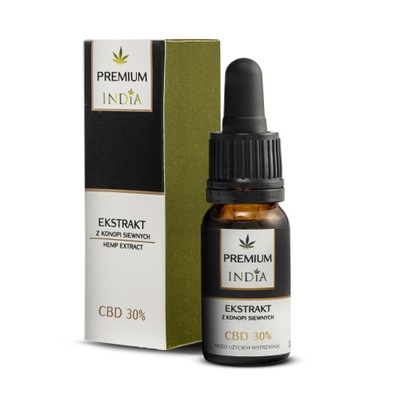 INDIA Ekstrakt z konopii siewnych CBD 30% 10ml