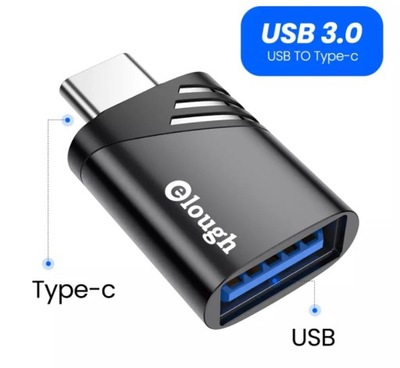 Adapter Przejściówka z USB typ A na USB C USB-C