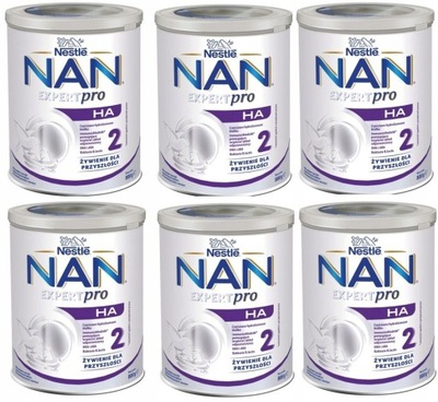 NESTLE NAN EXPERT PRO HA 2 MLEKO 6x800g 6PAK