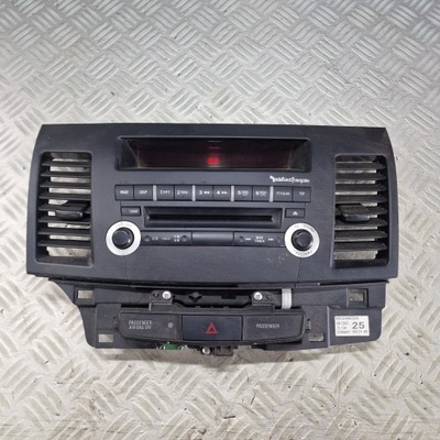 Панель радио cd mitsubishi lancer viii x фото №1