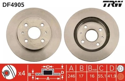 ДИСК HAM. SUBARU JUSTY 07-