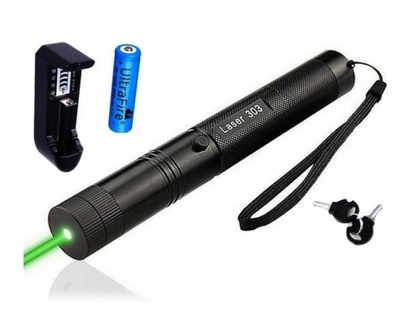 Wskaźnik laserowy Invest Laser 303 Zielony Mocny