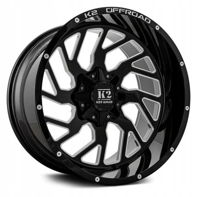 RATLANKIS ALIUMININIS K2 OFF ROAD K19 RAMPAGE 10X 22 8X165.1 ET -18 HUMMER H2 