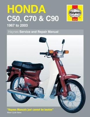 HONDA C50, C70+C90 1967-2003: 1967 TO 2003 (HAYNES SERVICE+REPAIR MANUAL) - 