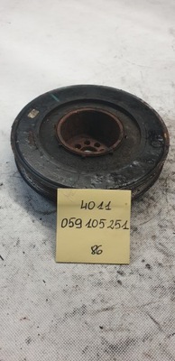 Audi a4 b8 a5 8t 3.0tdi шкив коленчатого вала 059105251 фото №1