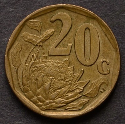 Republika Południowej Afryki - 20 centów 1997