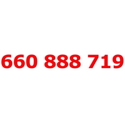 660 888 719 ZŁOTY NUMER T-MOBILE ŁATWY NR TELEFONU