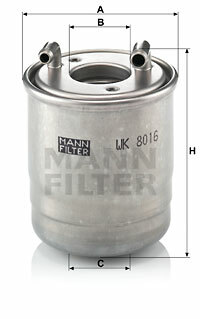 FILTRO COMBUSTIBLES WK 8016 X  