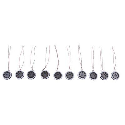 Universal 10Pack 20x20mm 1W 8ohm Full Range Audio