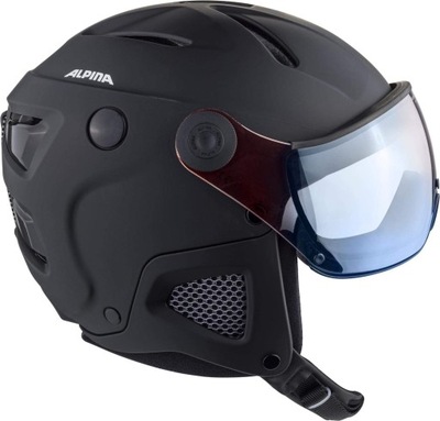 Kask narciarski snowboard Alpina ATTELAS VISOR QVM