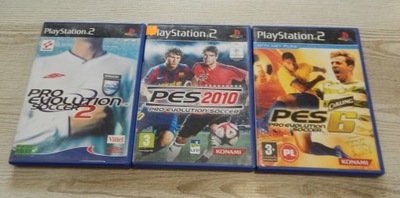 Zestaw 3 gier PES PS2 od L04