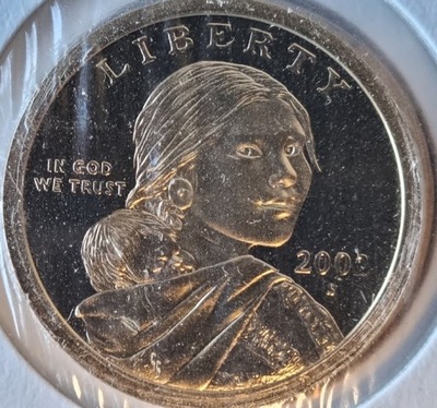 Indianka 2002 - Native American Sacagawea Dollar S