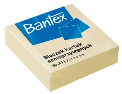 BANTEX BLOCZEK SAMOPRZYLEPNY 50MM/50MM 240 KARTEK