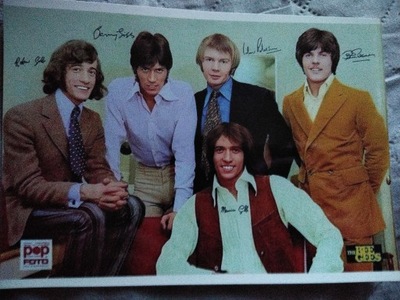 FOTO ZDJĘCIE Z AUTOGRAFAMI BEE GEES