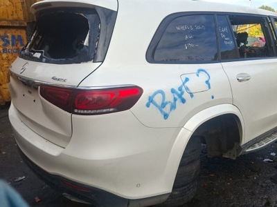 Mercedes gls x167 четверть крыло задняя правая белый запчасти крыша дверь крышка багажника фото №1