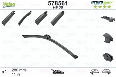 WIPER BLADE GLASS 578561 VALEO  