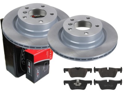 Гальмівні диски + гальмівні колодки maxgear задня bmw 1 f20 2 f22 300mm фото №1