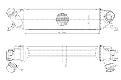 NRF INTERCOOLER RADUADOR AIRE DE ADMISIÓN HYUNDAI H-1 CARGO H-1  