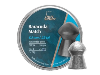 Śrut diabolo H&N Baracuda Match 5,51mm 200 szt