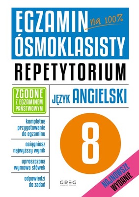 Repetytorium Język Angielski Egzamin Ósmoklasisty 2024 Greg