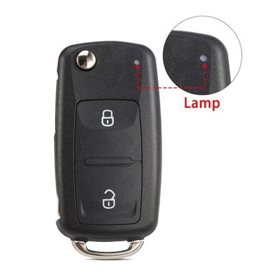 FLIP REMOTE CAR KEY SHELL CASE PARA SEAT ALTEA PARA SKODA FABIA PARA VO~26814  