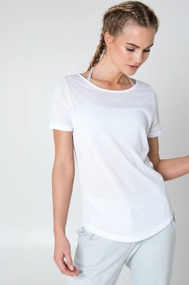 NA-KD TONED T-shirt biały basic S 36