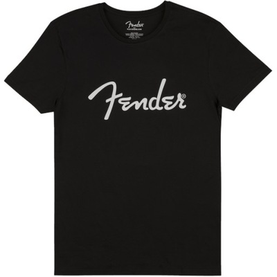 T-shirt Fender Spaghetti Logo Men's Tee Black L