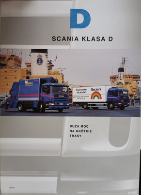 Scania Klasa D Katalog Prospekt wielostronicowy