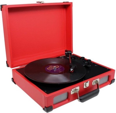 Gramofon Soundmaster PL580 czerwony