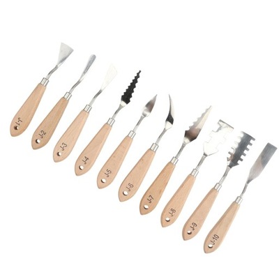 10 sztuk noży paletowych rozmazywanie noży malarskich zestaw noży