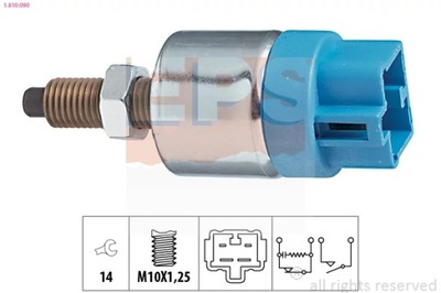 1-810-090 JUNGIKLIS ŽIBINTŲ STOP TOYOTA COROLLA 1,4 