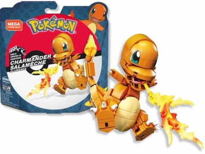 MEGA CONSTRUX KLOCKI POKEMON CHARMANDER 180 ELEMENTÓW