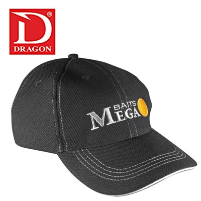 Czapka Dragon MegaBaits baseball stretch czarna