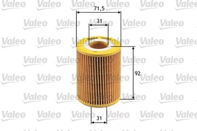 VALEO 586504 FILTRO OLEJU-WKLAD  