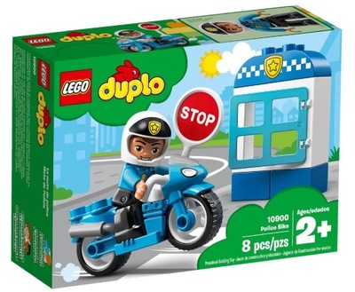 Klocki LEGO Duplo 10900 - Motocykl policyjny
