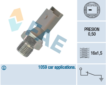 FAE ВЫКЛЮЧАТЕЛЬ ДАВЛЕНИЯ МАСЛА 12640 FAE 8653814