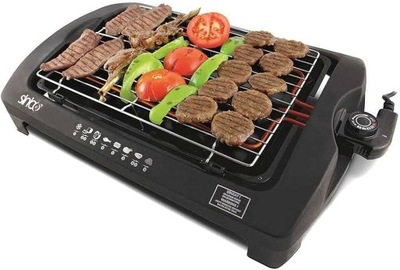 GRILL ELEKTRYCZNY STOŁOWY Z REGULACJA 36x25 cm