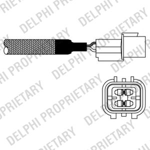 ЗОНД ЛЯМБДА VOLVO S40 I V40 ES20080-12B1 DELPHI