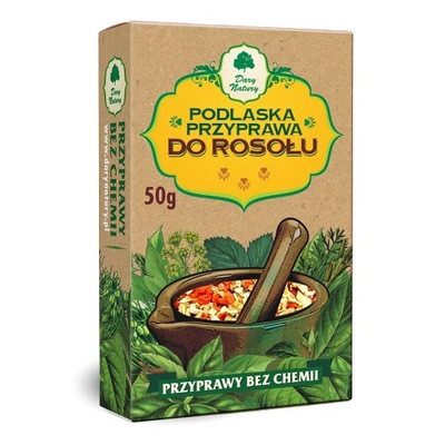 PODLASKA PRZYPRAWA DO ROSOŁU BEZGLUTENOWA 50 g