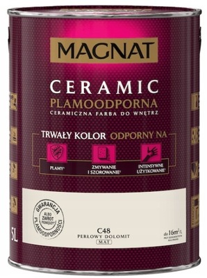 FARBA DO ŚCIAN MAGNAT CERAMIC 5L PERŁOWY DOLOMIT