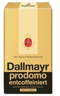 Dallmayr PRODOMO 500g kawa bezkofeinowa mielona