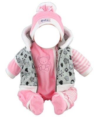 BABY ubranko BORN dla lalki BOBAS kurtka PAJAC 239