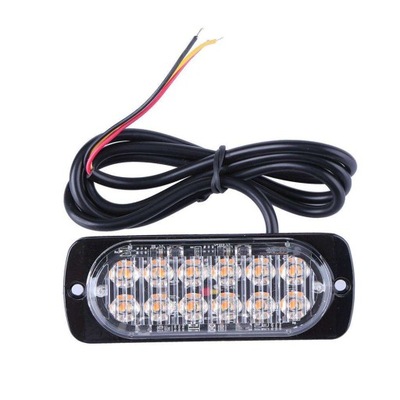 36W 12-24V 12 DIOD DIODO LUMINOSO LED LUZ STROBOSKOPOWE ULTRA  