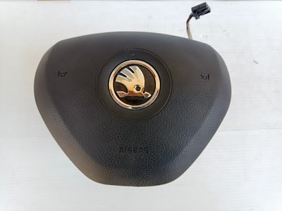 Подушка водителя подушка безопасности skoda fabia iii 6v0880201a фото №1
